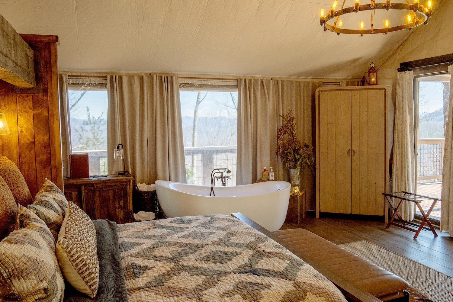 فندق Elk & Embers Mountain Hideaway وينزفيل، كارولاينا الشمالية المظهر الخارجي الصورة