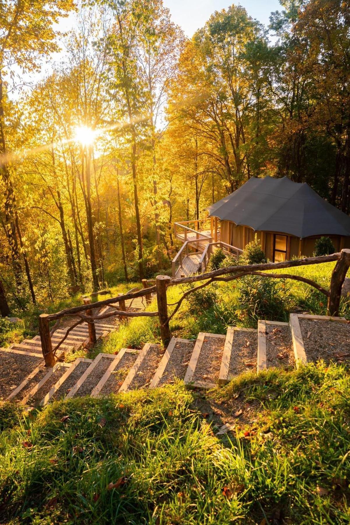 فندق Elk & Embers Mountain Hideaway وينزفيل، كارولاينا الشمالية المظهر الخارجي الصورة